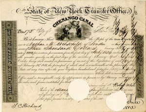 State of New York Transfer Office signed by Attorney of Nathan Meyer Rothschild